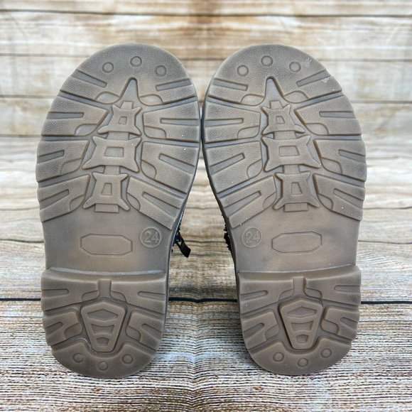 Blendina Baby Chelsea Shoes Toddler Size 24 Side Zip Boots - Brown - NEW - Picture 8 of 9